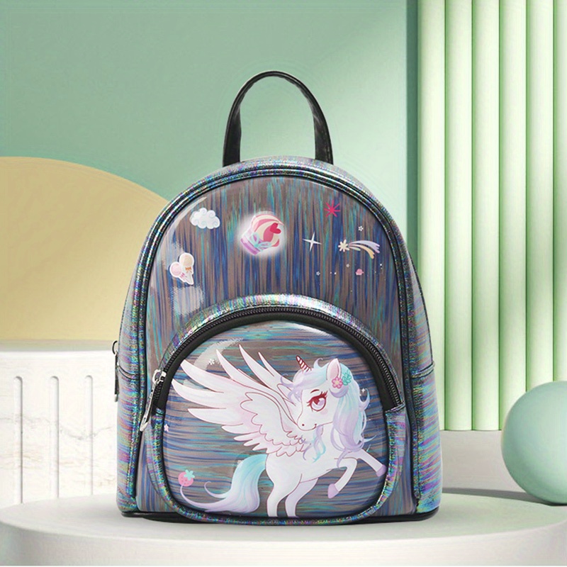 Bubble Shell Unicorn Backpack Waterproof Lightweight School Bag