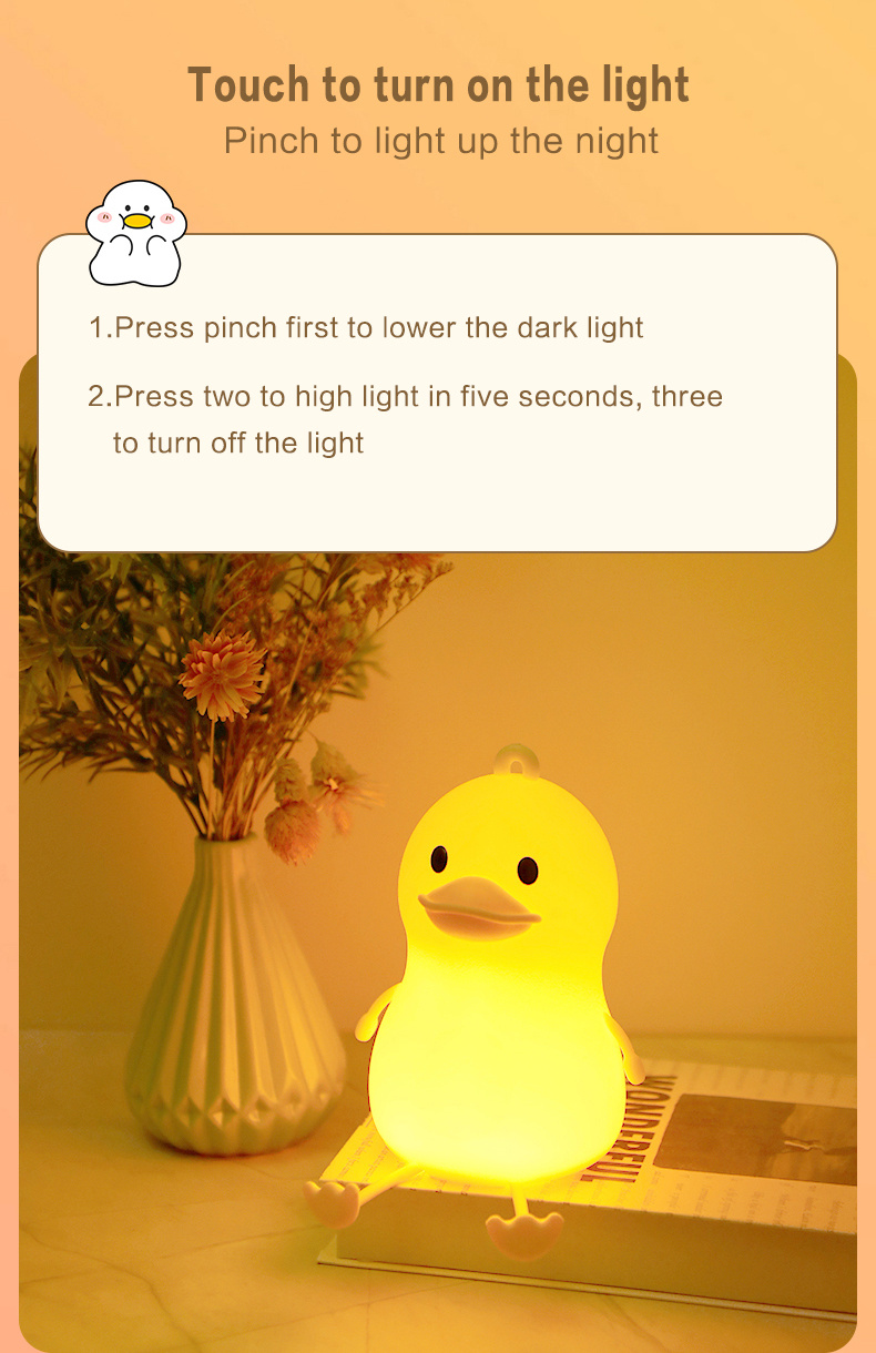  Benson The Duck Light Tubbo Silicone Night Light