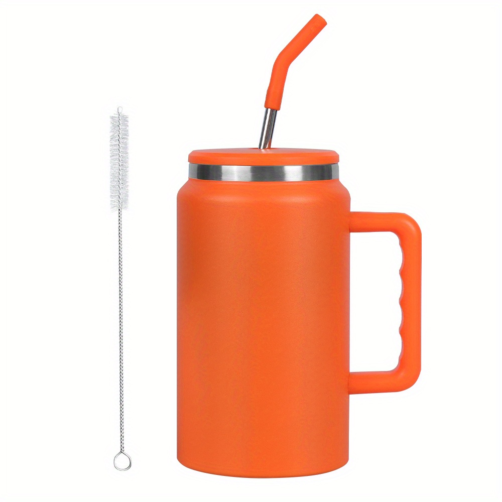 Reusable Hot Coffee Straws-Unbreakable! Monster Straw® Brand. Premium  Tumbler Replacement Plastic Straws for Hot Drinks, Red & White Striped  Straws