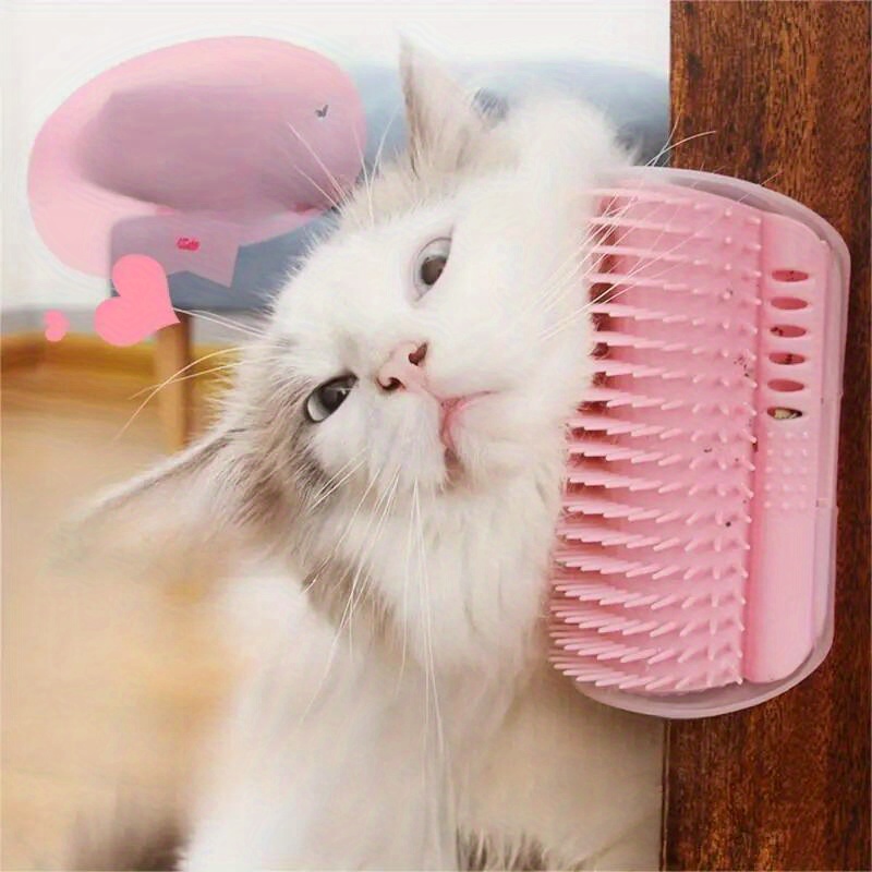 Wall Corner Cat Massage Brush Plastic Cat Self Groomer Cat - Temu