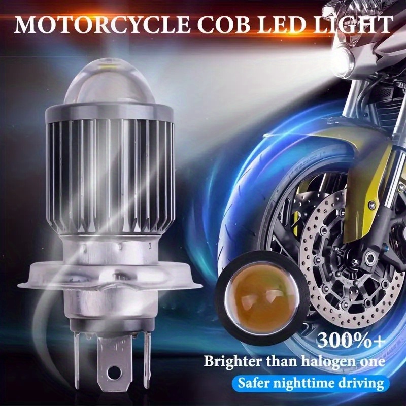 Acheter RGB H4 H7 LED P15D H6 BA20D LED Moto Phare Blub 12 V Moto Lumière  HS1 Pour Cyclomoteur Scooter Moto ATV Lampe Salut Lo Faisceau
