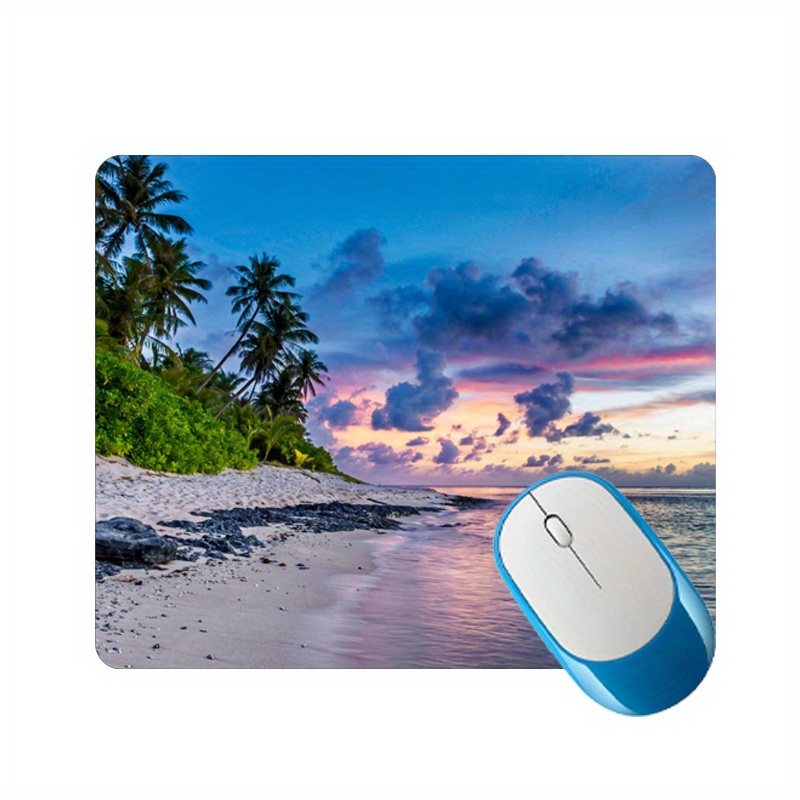 Mouse Pad Palm Beach Gaming Large Rubber Mat Non-slip Computer Laptop  Desktop Pc