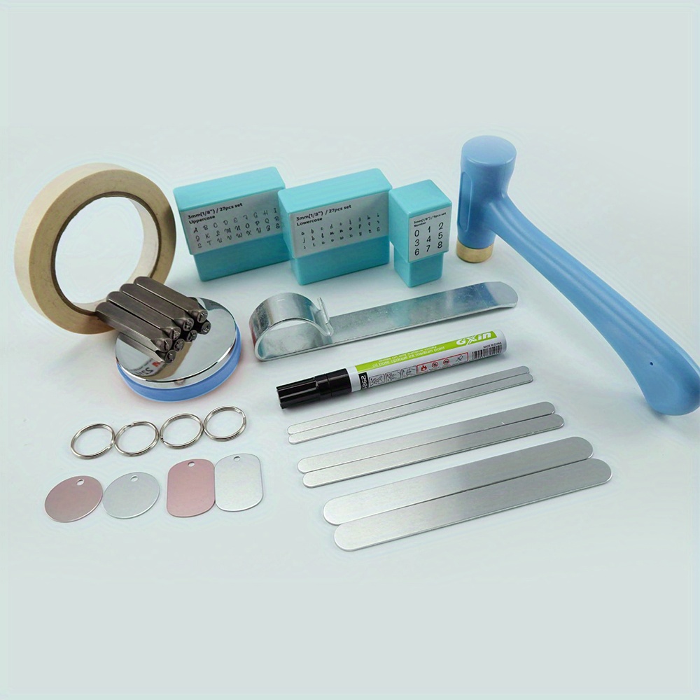 The Hobbyworker Metal Stamping Kit Includes All - Temu