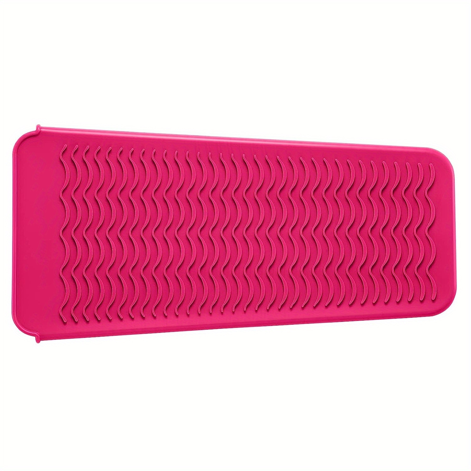 EIOKIT Silicone Heat Resistant Travel Mat Pouch for Hair  Straightener,Crimping Iron,Hair Curling Iron,Hair Curling Wand,Flat  Iron,Hair Waving Iron and
