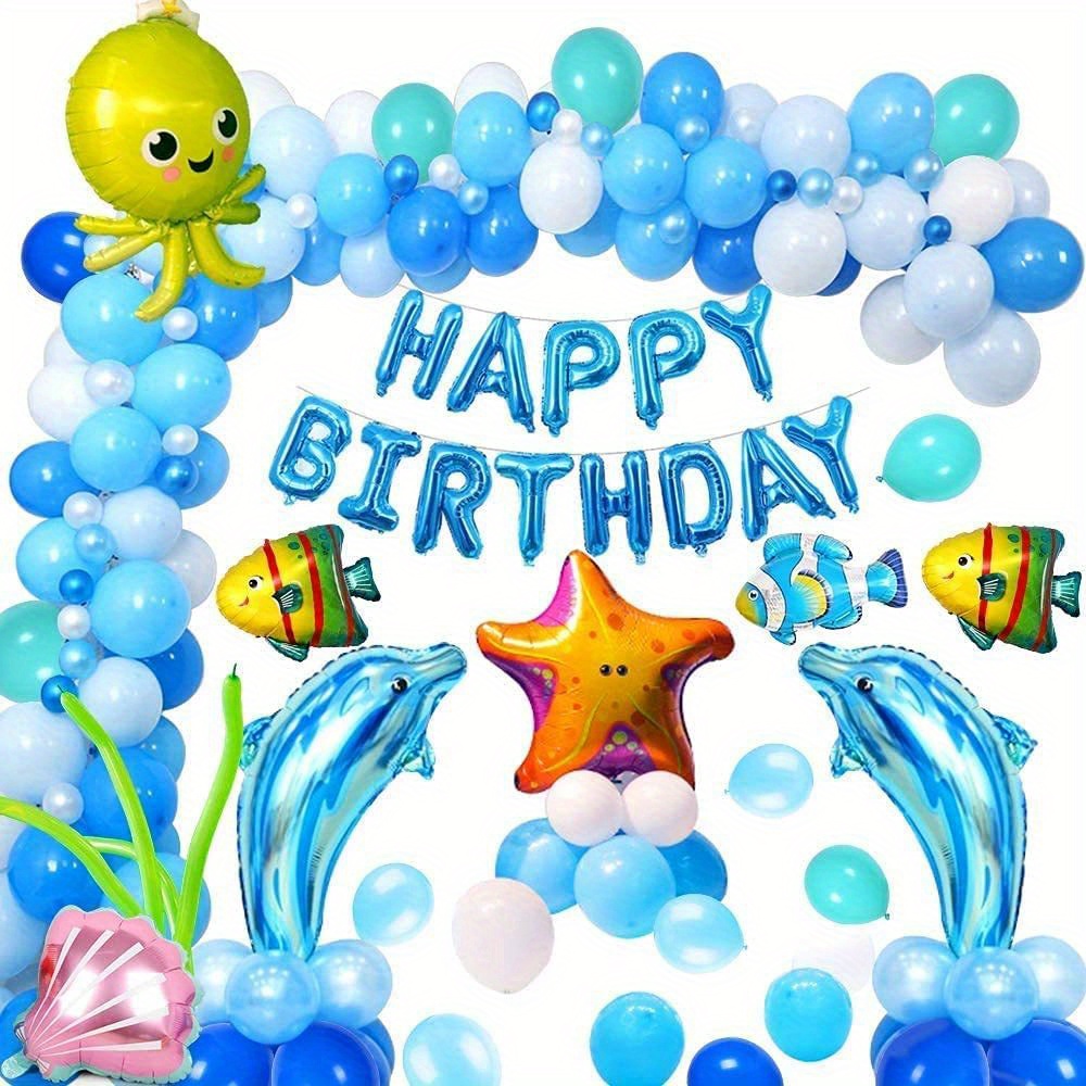 1/2/3 Year Boy Girl Birthday Balloon Birthday Party - Temu