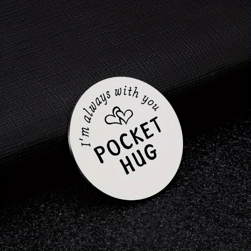 Pocket Hug Token I'm Always with You Token Long Distance