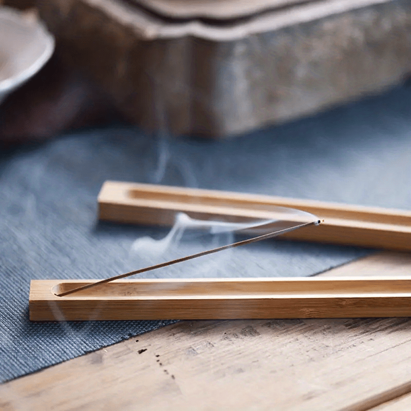 Venta por mayor Quemador de incienso de madera diseño Flor de la vida