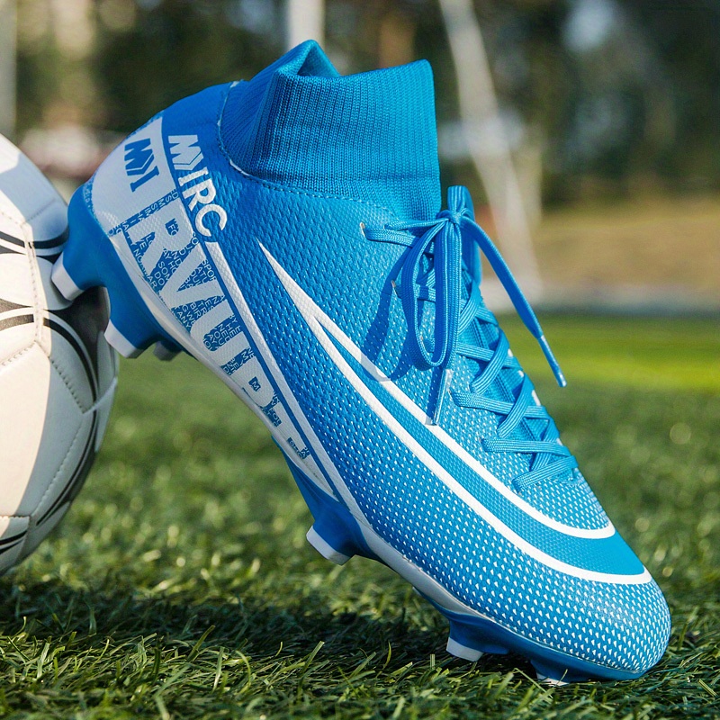 Blue high sales top cleats