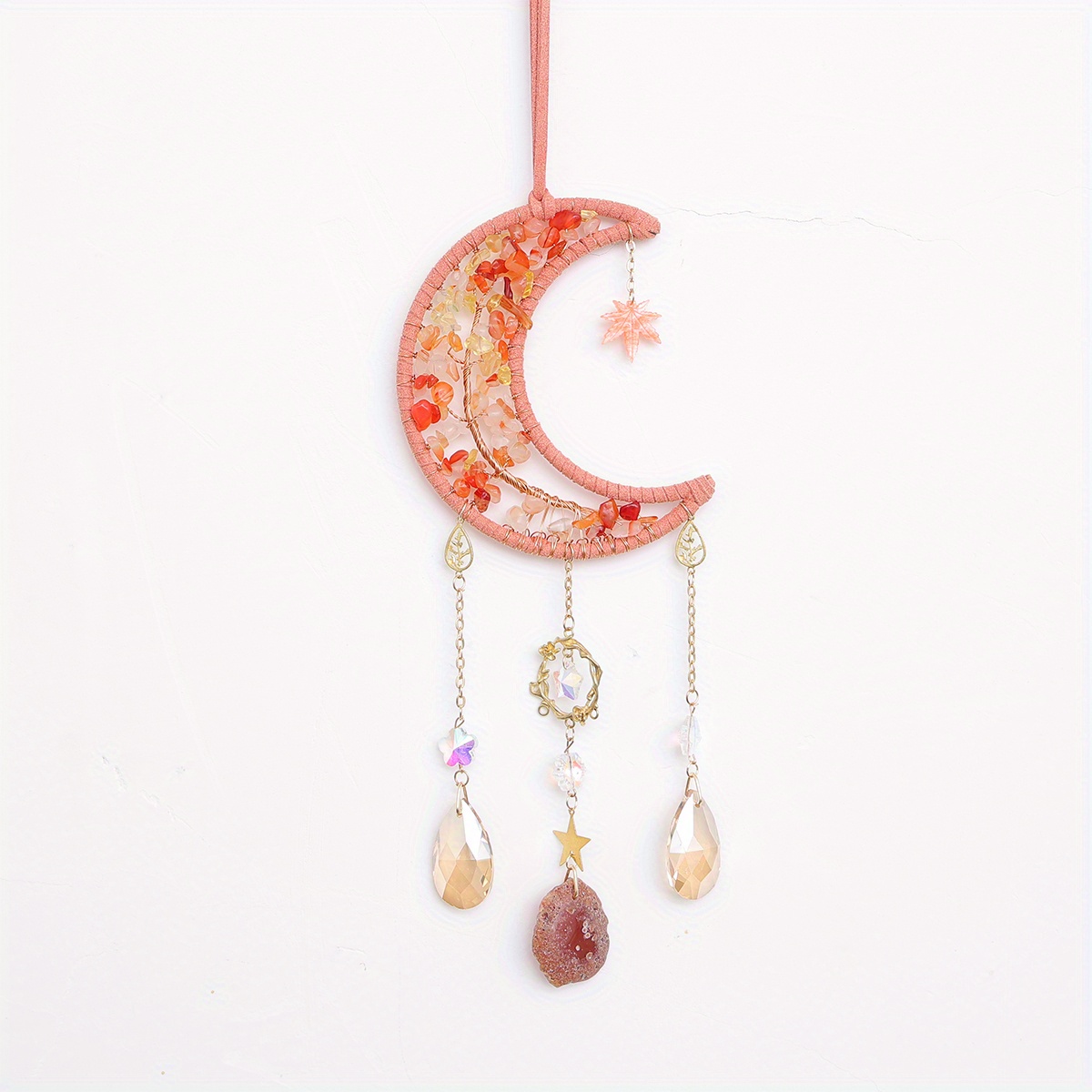 Tree Life Twine Moon Dreamcatcher Hanging Sun Catcher - Temu