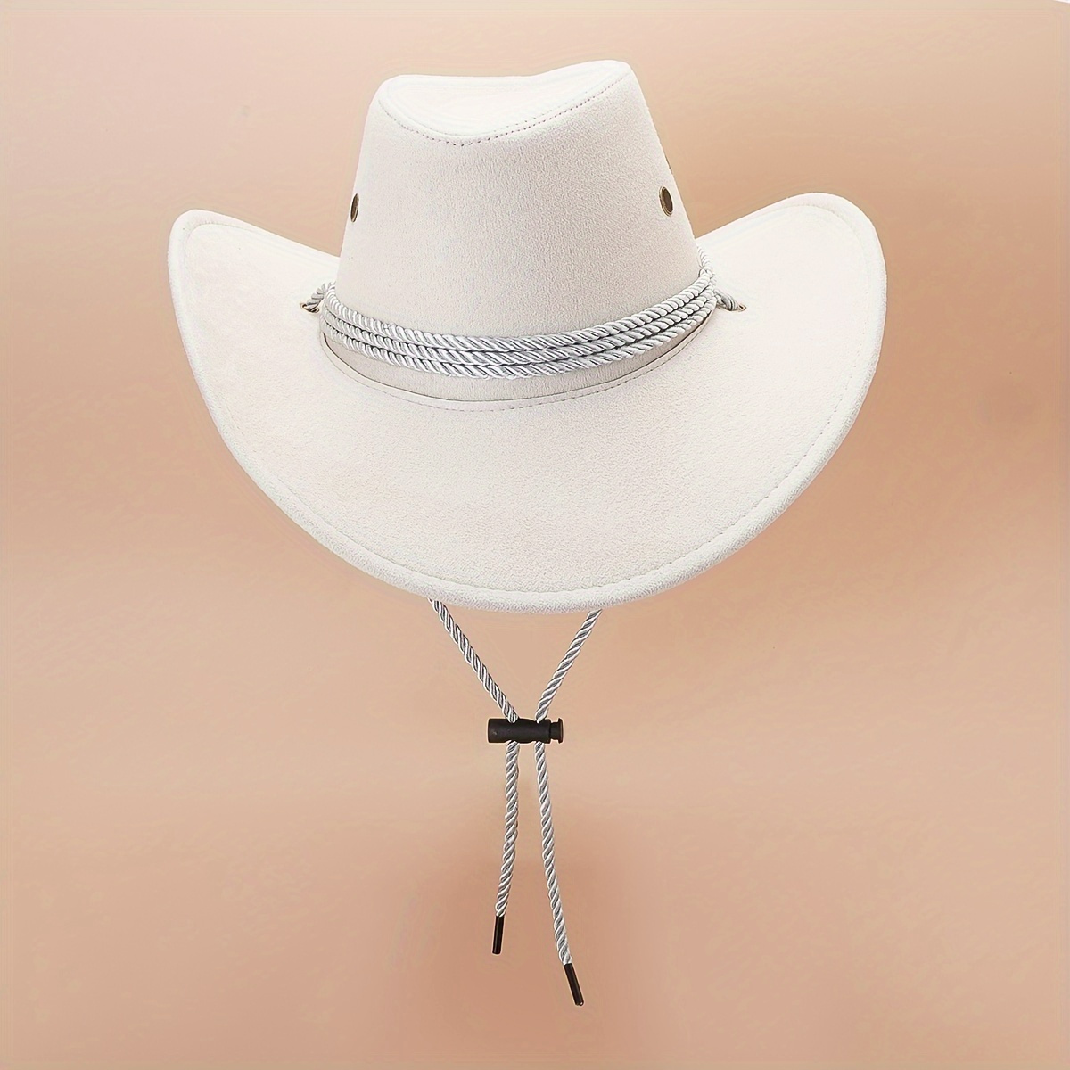 1 6pcs / Set Cappello Cowboy Stampa Mucca Classico Bianco E - Temu