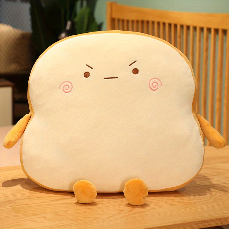 Plush Bread Pillow Simulation Food Toast Soft Doll Pillow Cushion
