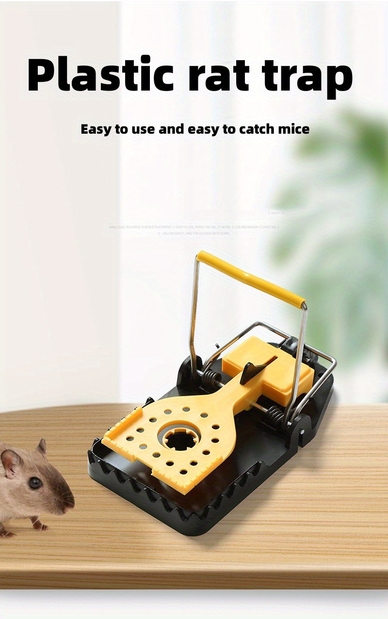4 pcs Mouse Traps, Mice Traps for House, Small Mice Trap Indoor Quick  Effective Sanitary Safe Mousetrap Catcher for Family and Pet