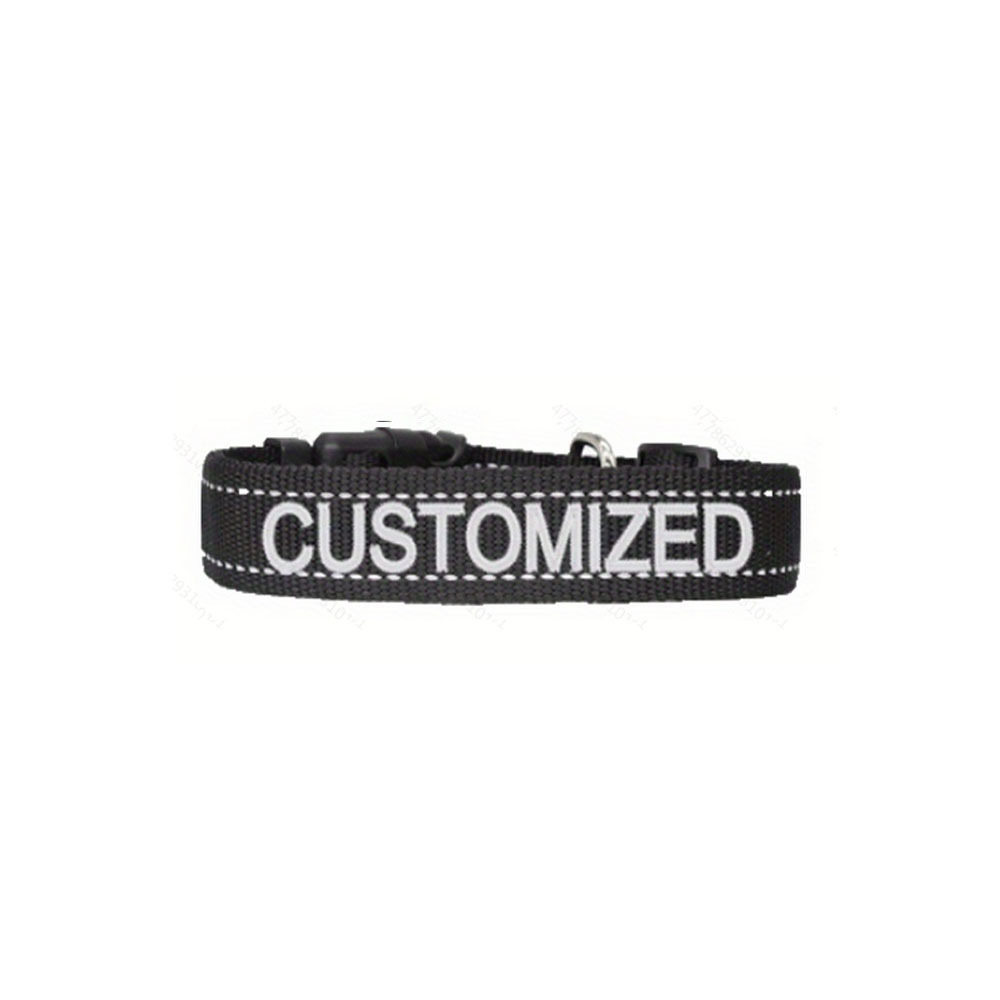 TEMU Custom Dog Collars, Embroidered Dog Name And Phone Number, Personalized Dog Collars