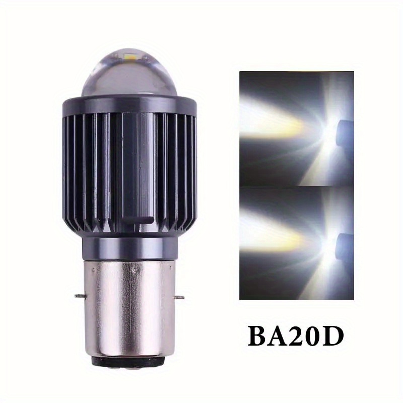 12-80V H4 LED H6 P15D bA20D LED Motorcycle Headlight Bulbs 3030 chip 8SMD  White/Yellow Hi/LoW Lamp Scooter Accessories Fog Light