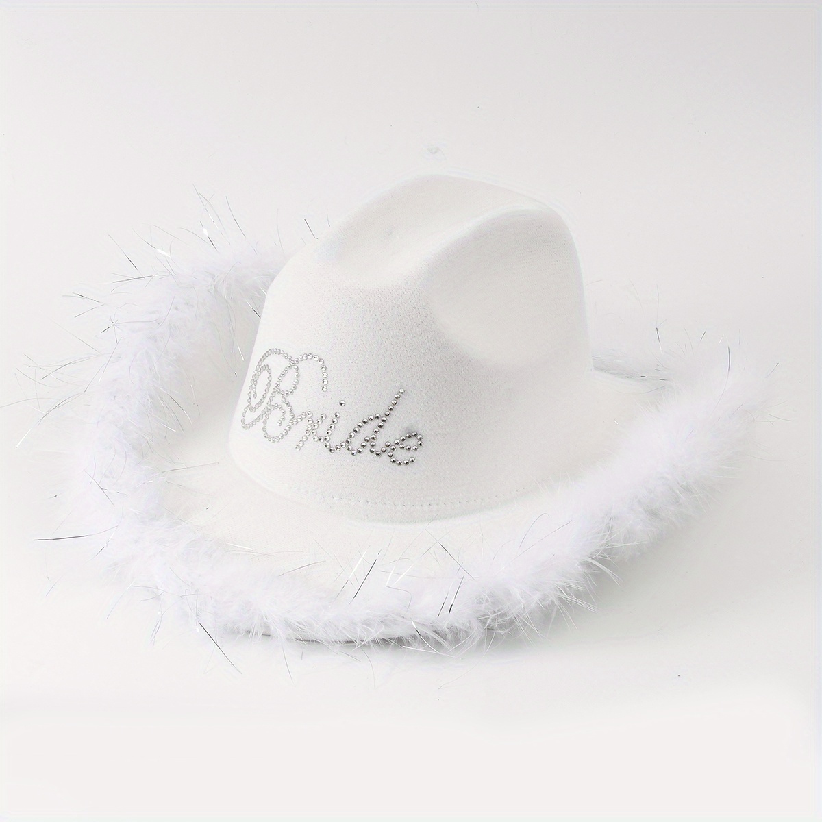 Decorative White Hat Feather for Festival Hats