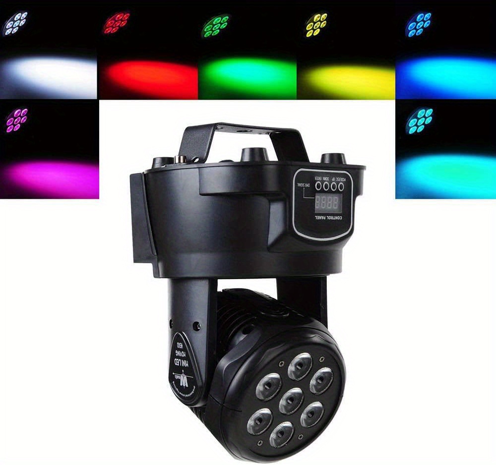Luz LED de cabeza móvil para discoteca, foco de 12x20W, RGBW, 4 en 1, con  efecto de gran espectáculo, para DJ, discotecas, fiestas y clubs nocturnos  - AliExpress