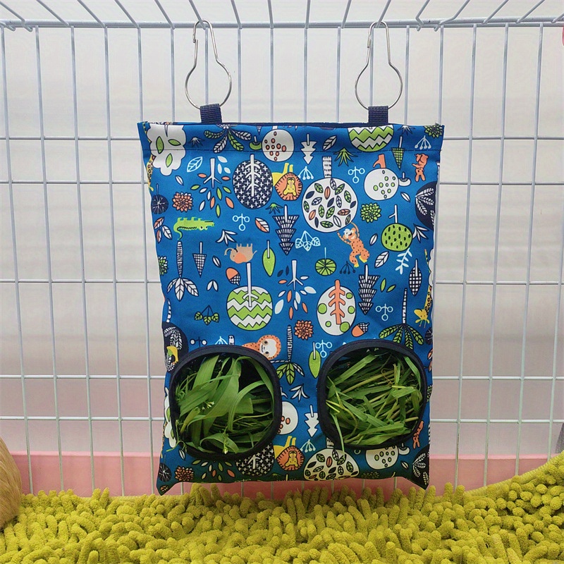 Rabbit Hay Feeding Bag Small Animal Hay Feeding Bag Guinea Temu