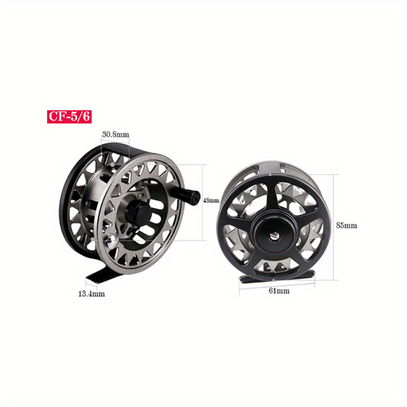 Fly Fishing Cf 5/6 7/8 Metal Stainless Steel Fishing Reel - Temu