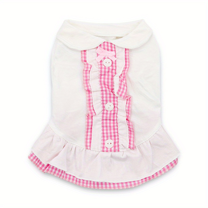 Dog Dress Summer Pet Clothes Female Dog Clothing Princess Skirt