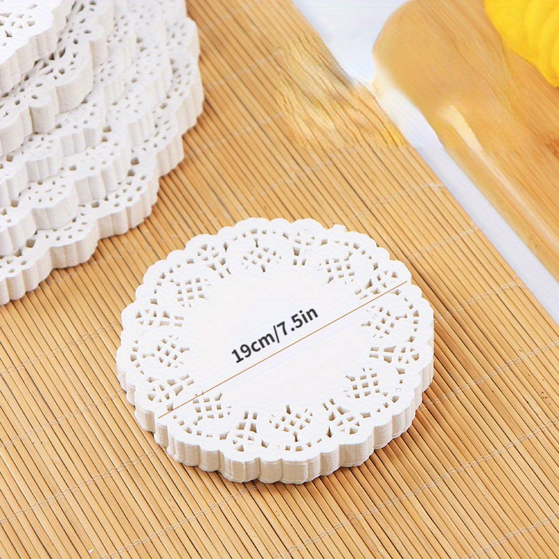 6.5 inches Cake Paper flower / oil on paper Baking/ snack bread bottom pad  of paper /snack baking dish pad of paper