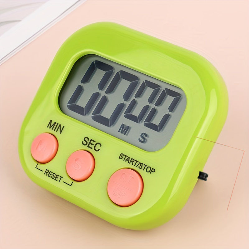 Small Digital Kitchen Timer Magnetic Back & on/off Switch