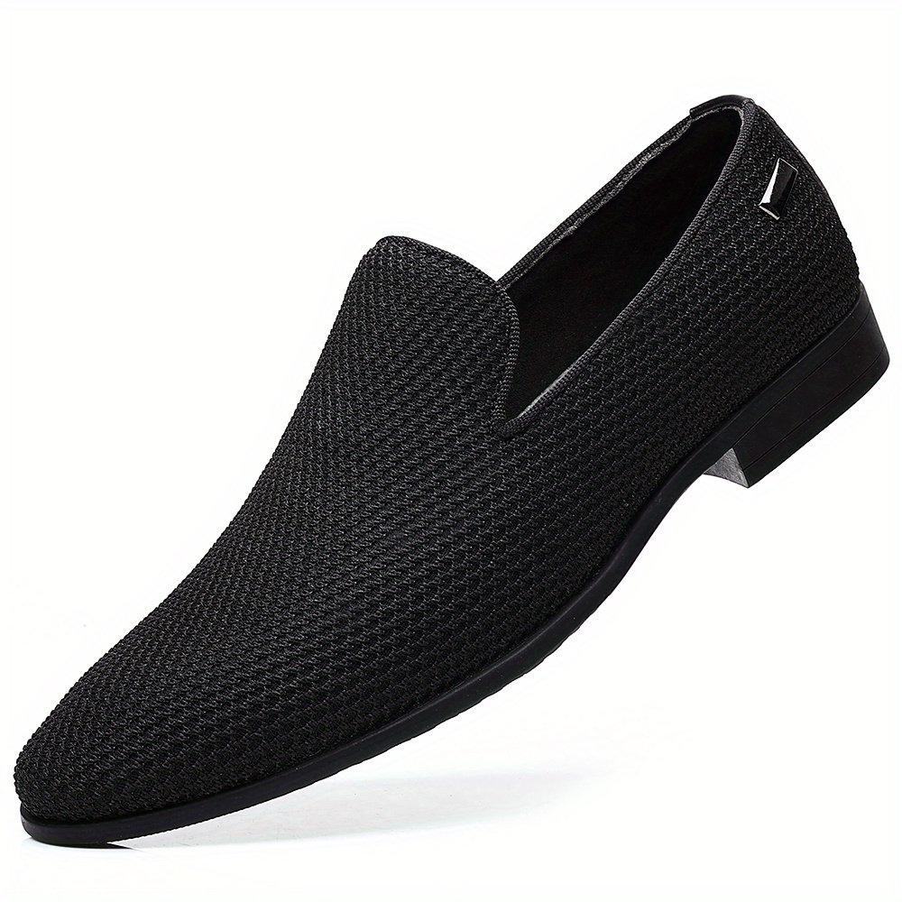 Men's Comfortable Slip-on Smart Casual Shoes, Minimalist Flat