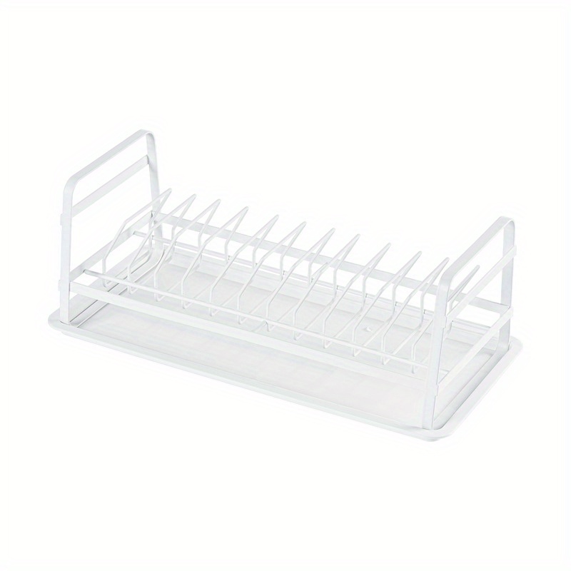 1pc 11 Detachable Slots Countertop Dish Drying Rack, Durable Stainless  Steel Dish Drying Rack For Pan, Pot Cover, Household Storage Organizer For  Desktop, Home, Dorm