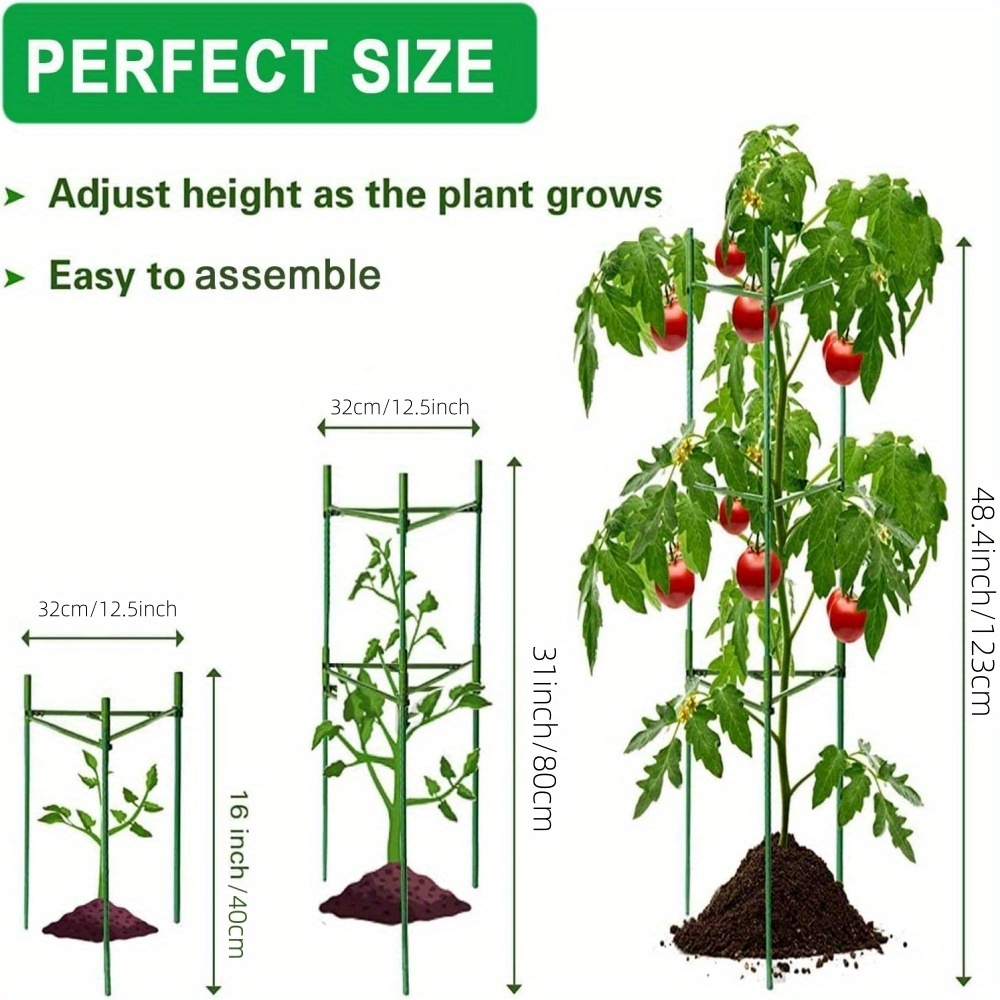 Tomato Cages Plant Cages Garden Plant Stakes Vegetable Temu
