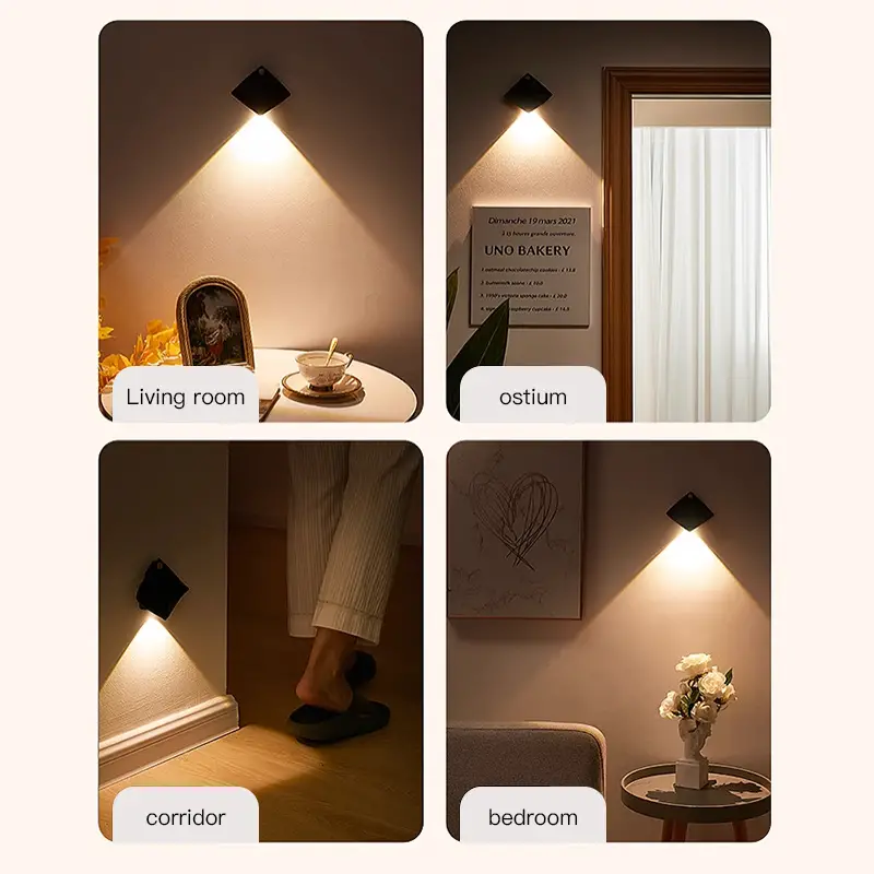 1pc decor wall lamp human body sensing home decor night lights bedroom porch balcony corridor decor lamps details 9