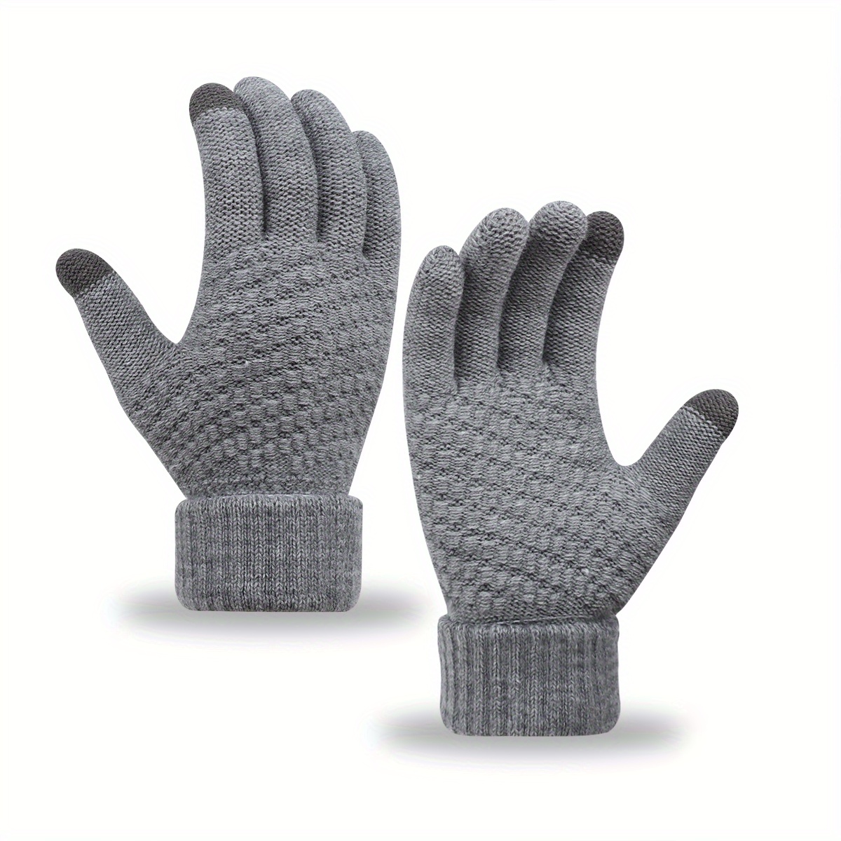 1 par de guantes de pantalla táctil de otoño e invierno para - Temu