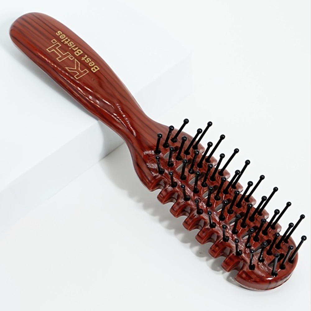 Hollow Professional Hair Brush Women Straight Curly Hair - Temu