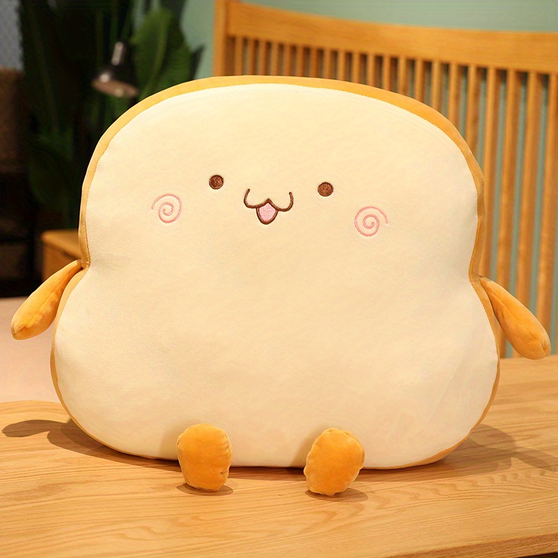 Plush Bread Pillow Simulation Food Toast Soft Doll Pillow Cushion