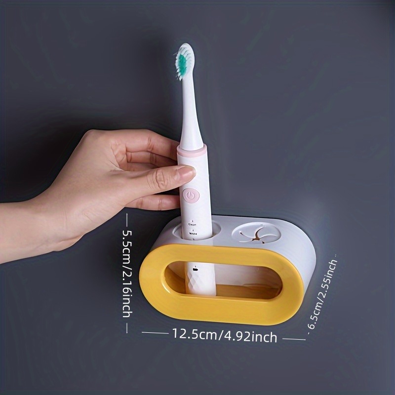  YAYINLI Portacepillos de dientes para baños – Soporte eléctrico  de cepillado de dientes montado en la pared, soporte para cepillo de  dientes para niños, soporte de cabezal de cepillo de dientes