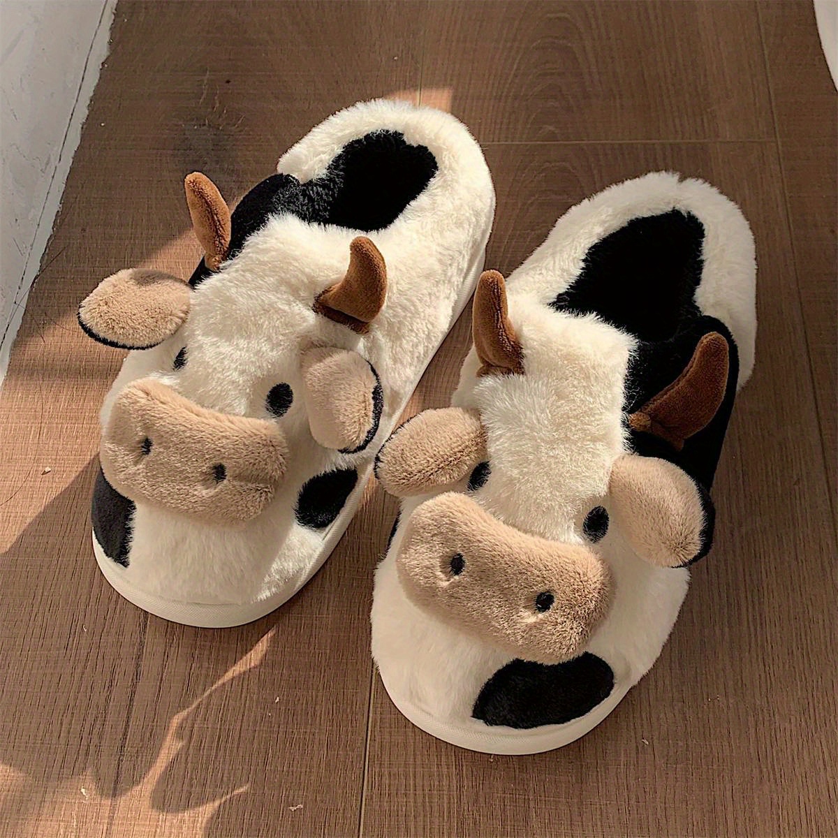 B/H Lined slippers,Winter men's and women's fruit non-slip plush slippers,  home cute couple thick-soled cotton shoes-coffee_UK7.5-UK8.5,Slipper Warm  Indoor Slippers Bedroom Slippers : Amazon.co.uk: Fashion