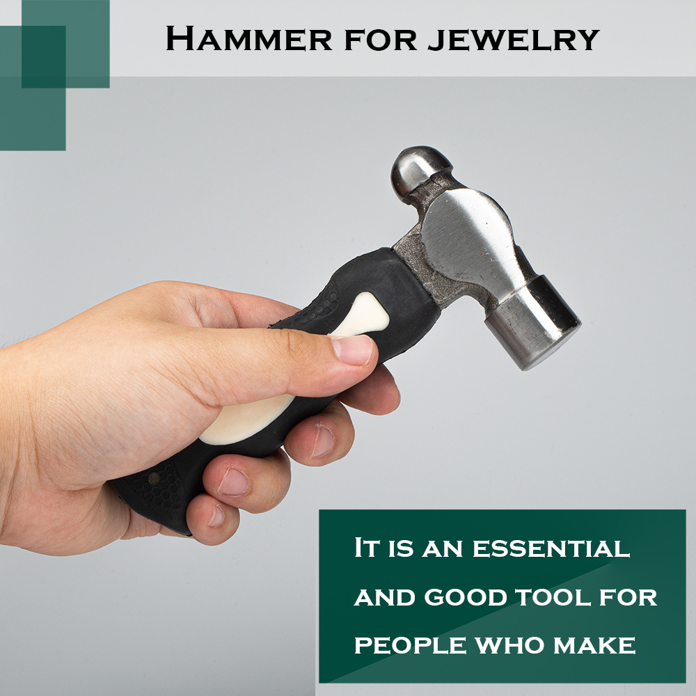 Black Steel Head Hobbyworker Metal Stamping Hammer Leather Temu