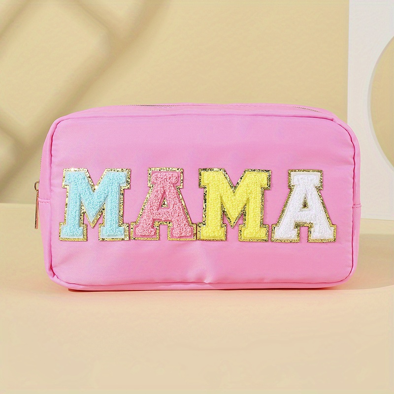 Preppy Patch Makeup Bag Mama … curated on LTK