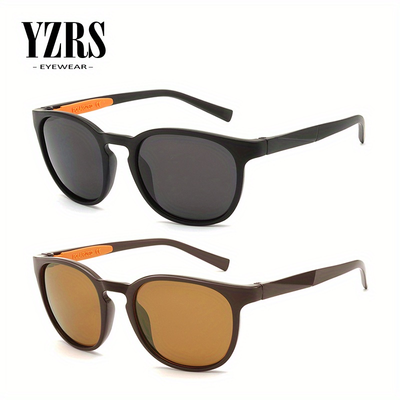 Polarized Round Frame Sunglasses UV Protection