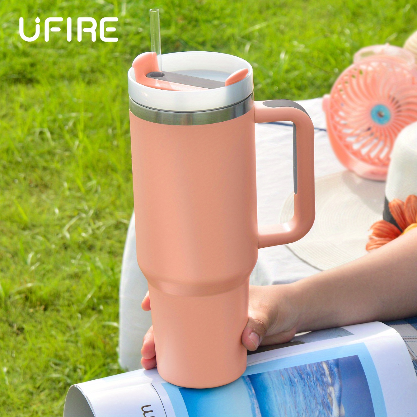 Vacuum Cup With Handle Stainless Steel Insulated Water - Temu