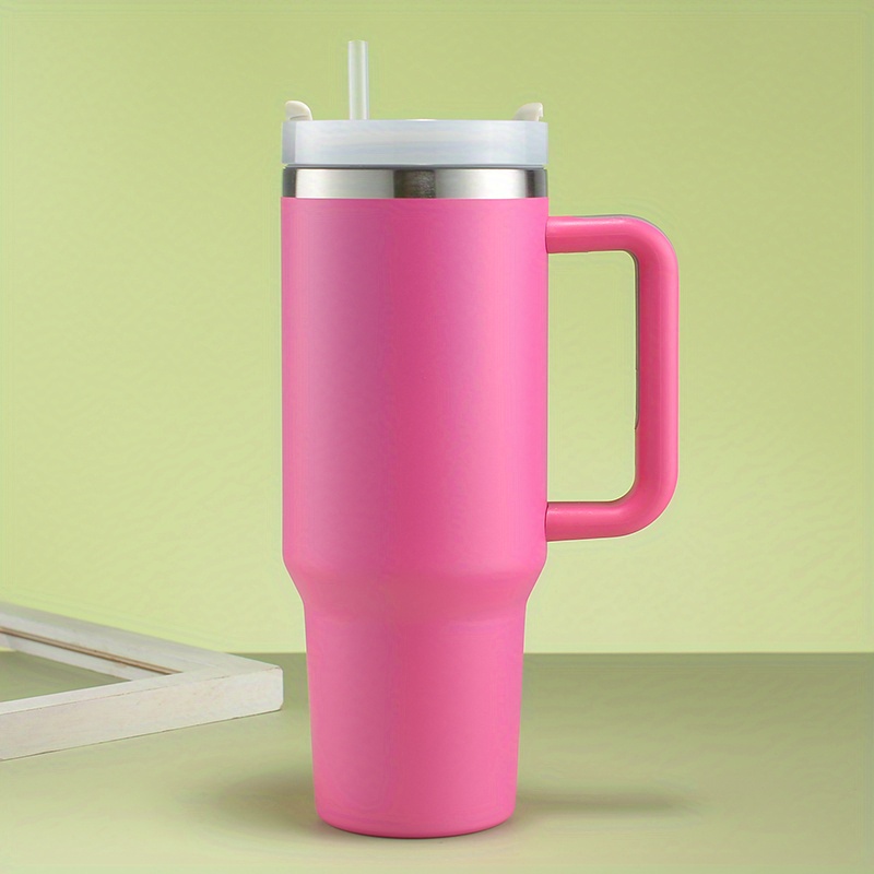  Water bottle, Barbie pink/Matte black Stanley cup