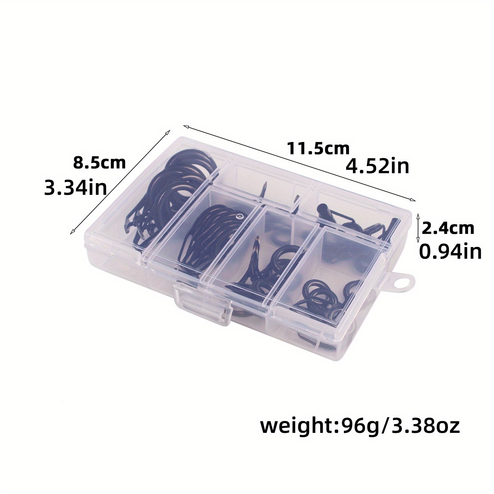 33pcs Fishing Rod Tip Guides Repair Kit with Glue Wrapping Thread Stainless  Steel Frame Ceramic Guide