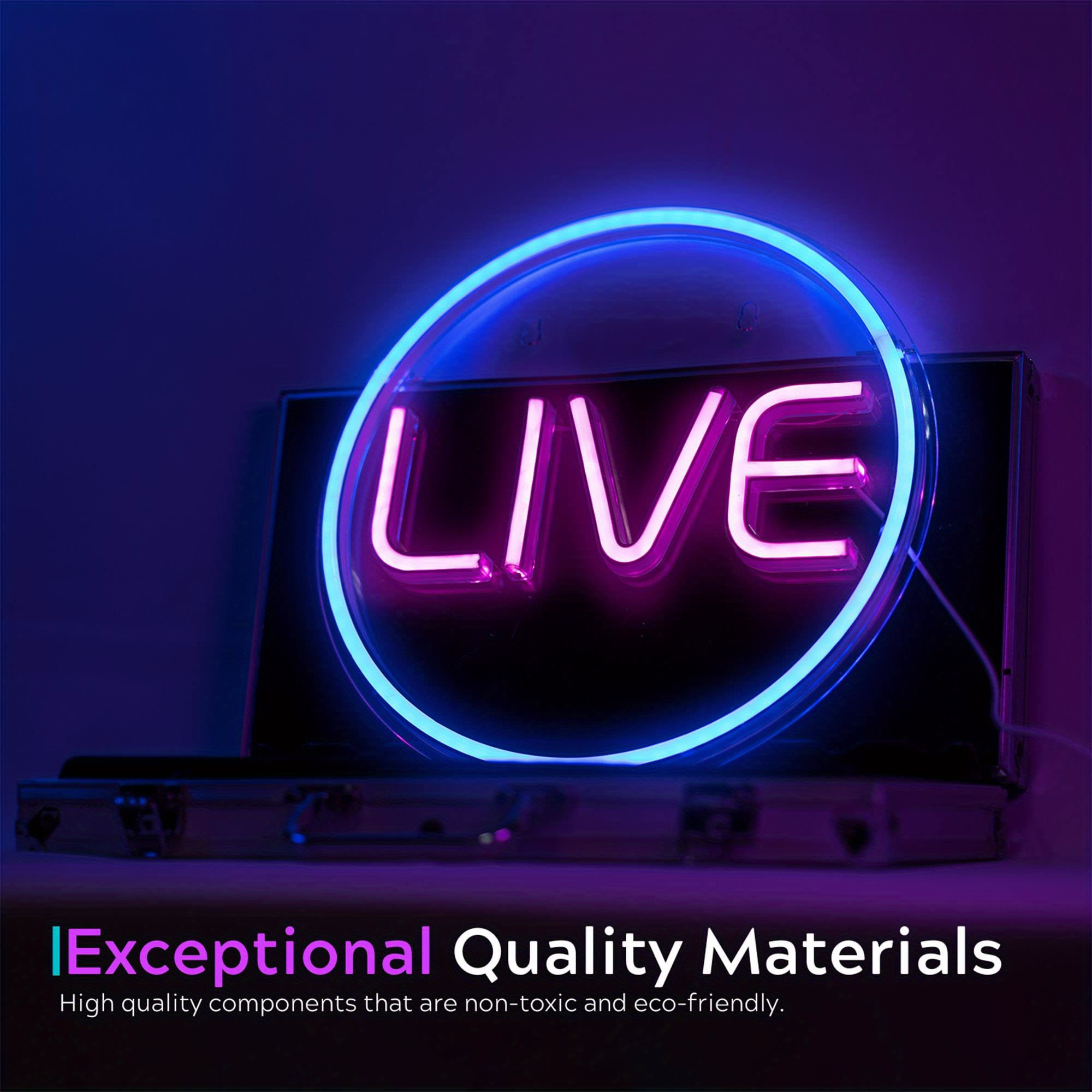 On Air Neon Sign for Twitch, Tiktok,  Streamers Gamers Live  Streaming, Cool LED Signs for Studio Wall Bedroom Game Room - AliExpress