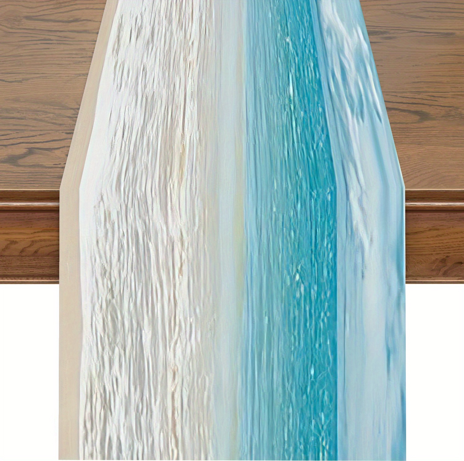 Long Tropical Ocean Beach Sea Water Table Runner Family - Temu