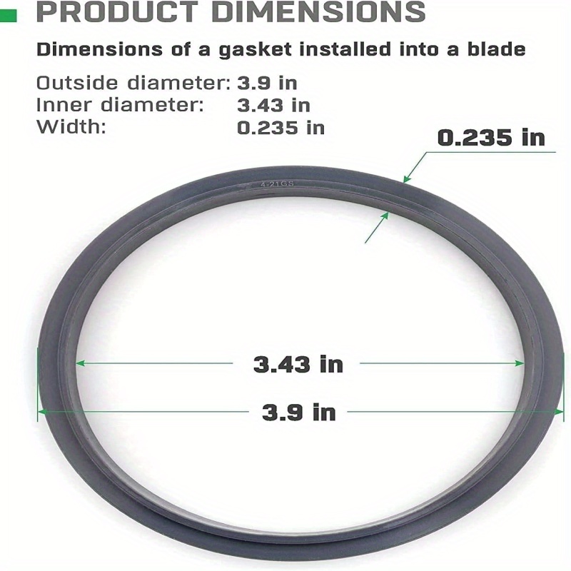 5 Pack Rubber Gaskets Replacement Seal White O-Ring for Nutri