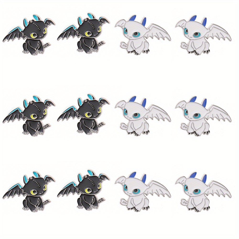 Anime characters Dragon badge（Toothless）