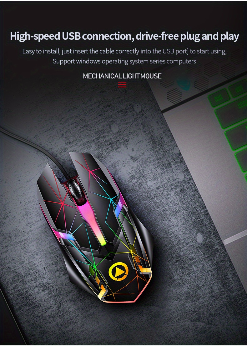 Upgrade Your Gaming Experience With YINDIAO's Wired Keyboard & Mouse Set