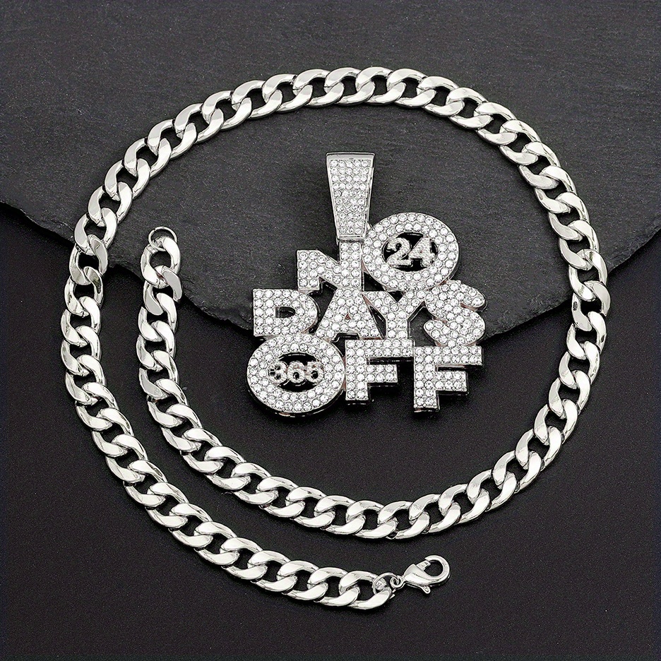 24inch Hip Hop Men Women Chain Necklace Bling Bling Pendant Necklacs  Jewelry Gifts