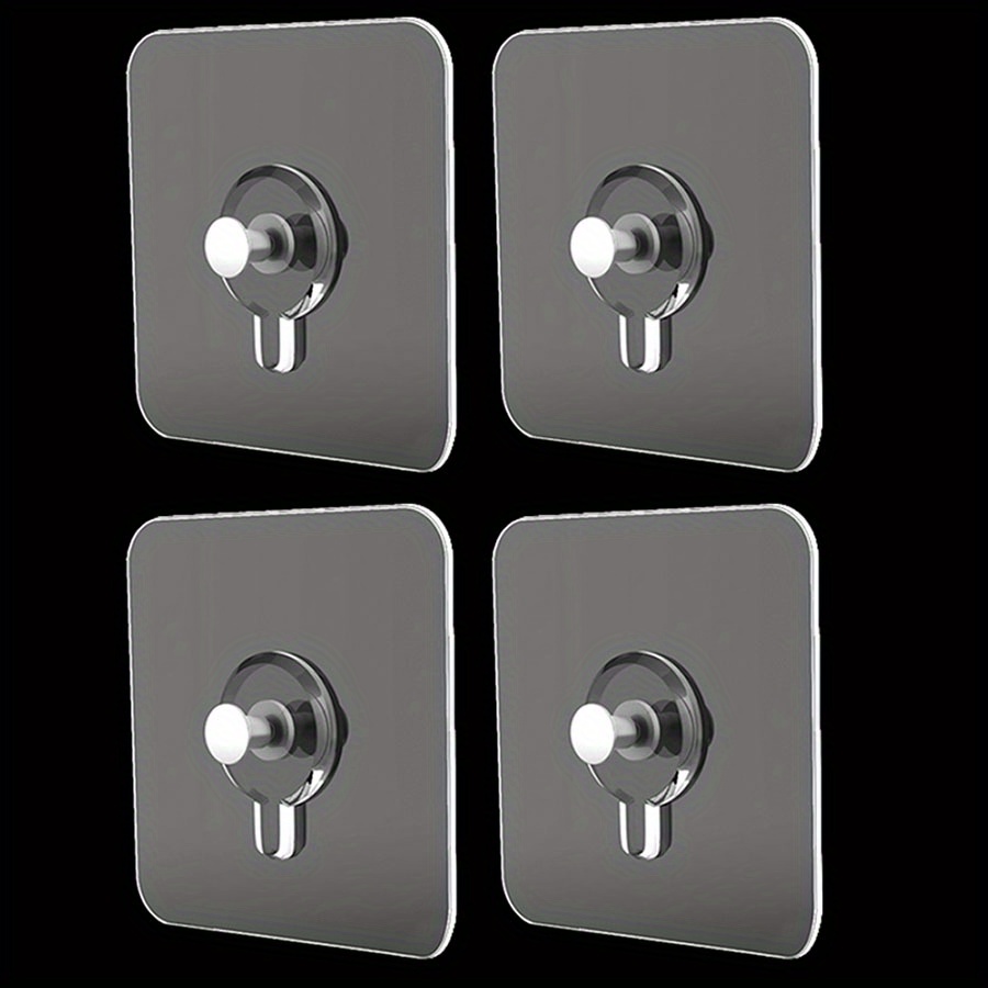 4Pcs/set Punch-free Hooks Household Items Traceless Hook Self