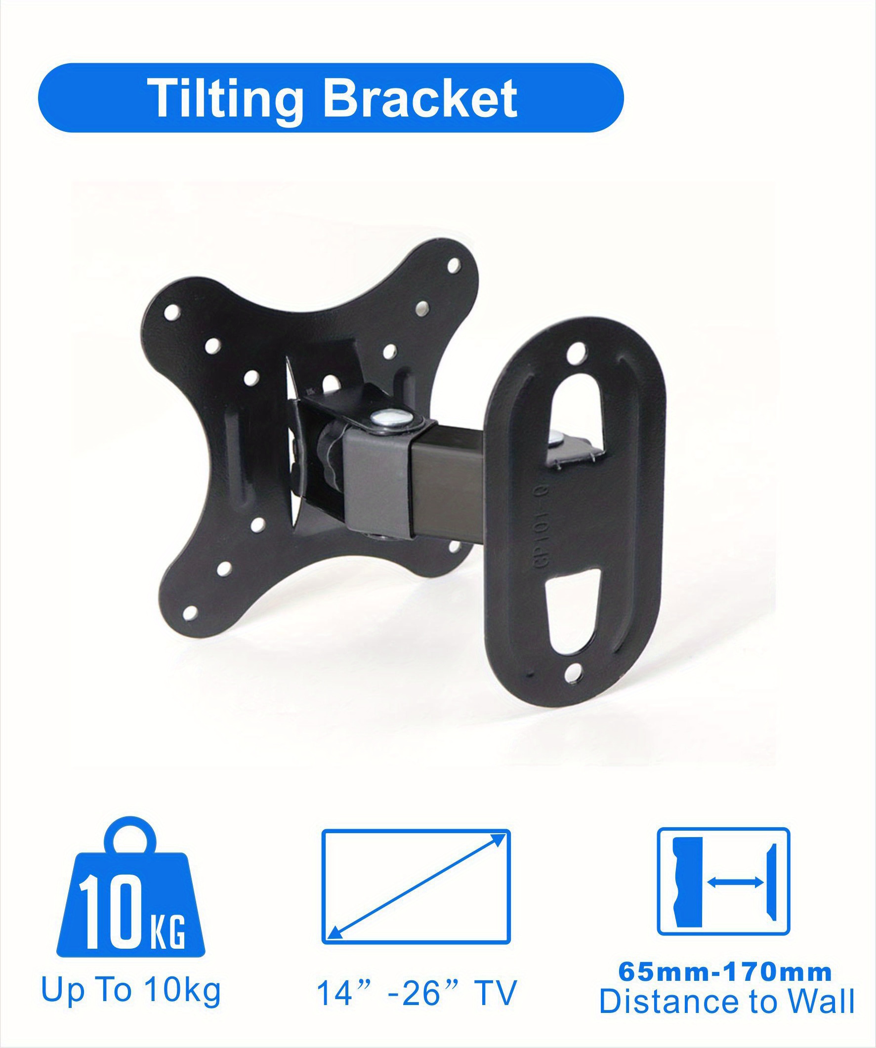 Small Tv Wall Mount Bracket Rotatable Telescopic Tilt Tv Temu