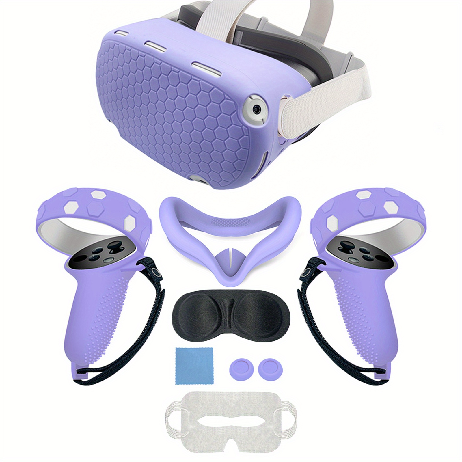 Funda protectora de silicona para el casco de realidad virtual