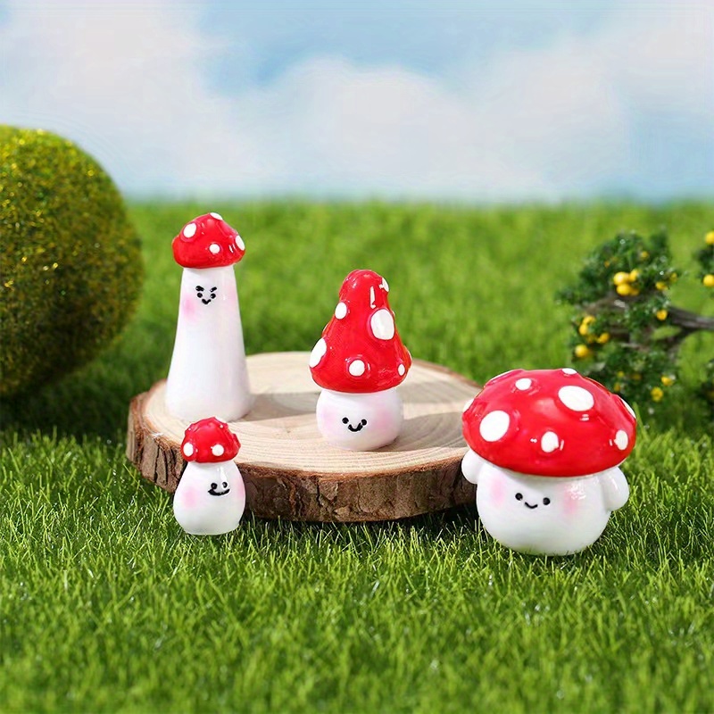 Decorative Flowers Kids Accessories Decor Poing Mushroom Simulated